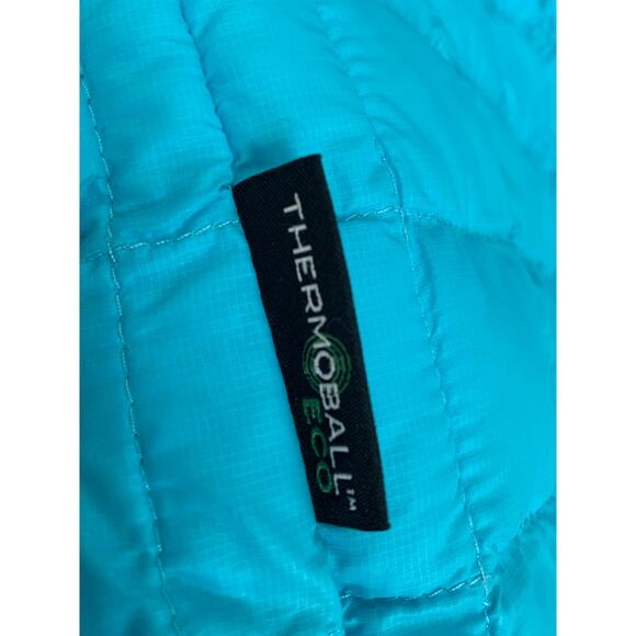 The North Face Girls- Youth Thermoball Eco Jacket TURQUOISE‎ BLUE - Picture 3 of 7